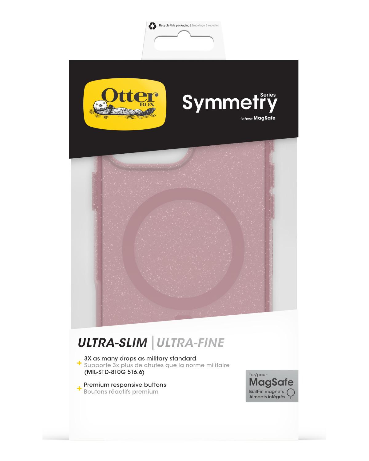 OtterBox Symmetry Series Clear per MagSafe per iPhone 16 Pro Max custodia Thimbleberry