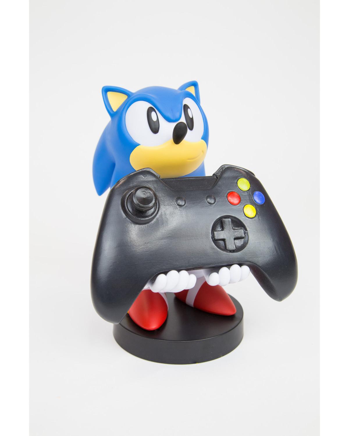 Exquisite Gaming Cable Guys Sonic the Hedgehog Supporto attivo Controller per videogiochi, Telefono cellulare/smartphone Beige, Blu, Rosso, Bianco