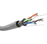 Goobay 68707 cavo di rete Grigio 100 m Cat5e U/UTP (UTP)