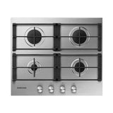 Samsung Piano Cottura a Gas NA64H3010AS/T1 4 Fuochi Inox 60cm