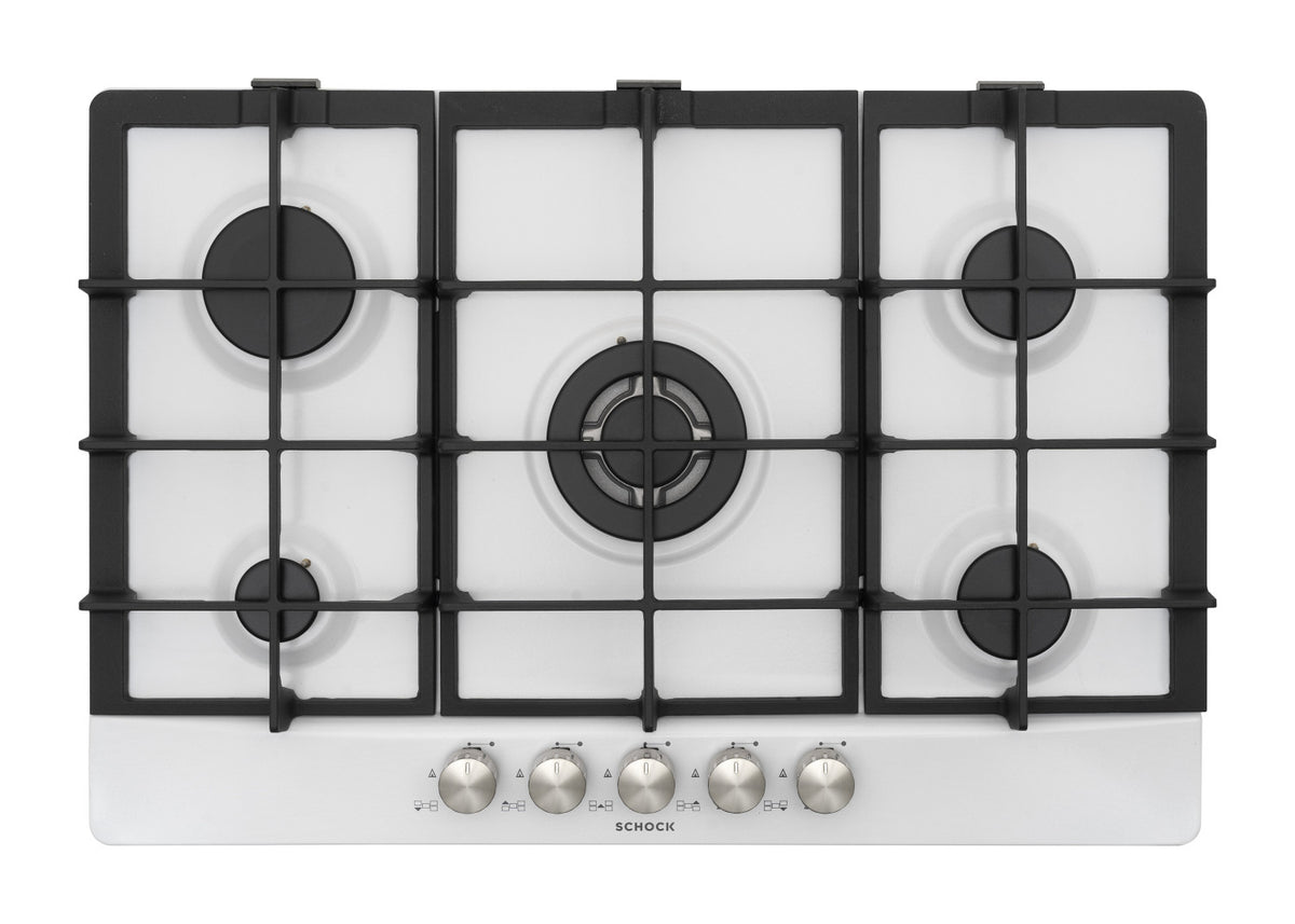 Schock Primus PC75 AVG Bianco Da incasso 74 cm Gas 5 Fornello(i)