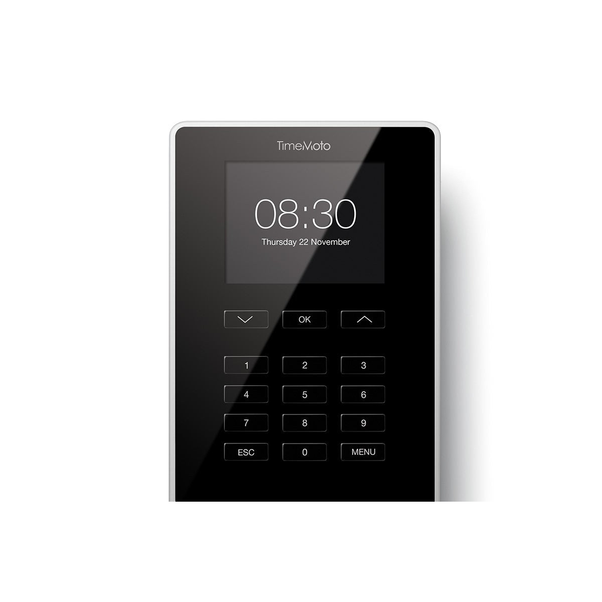 Safescan TimeMoto TM-626 Nero Gettone elettronico, Impronta digitale, Password, Scheda di prossimità AC TFT Collegamento ethernet LAN