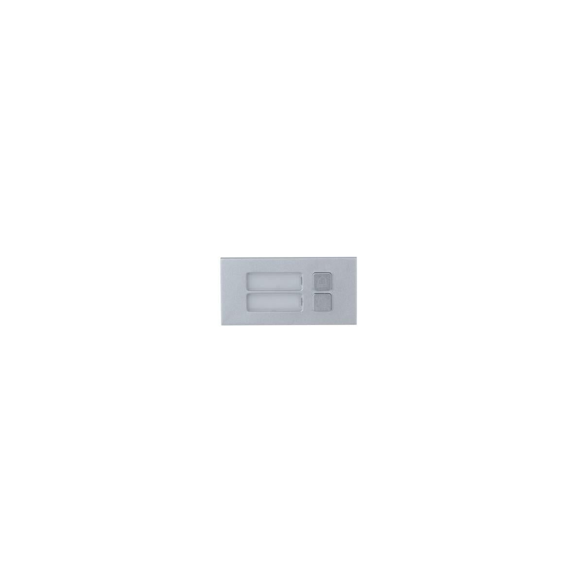 Dahua Technology Two-button module Modulo pulsante di chiamata Argento