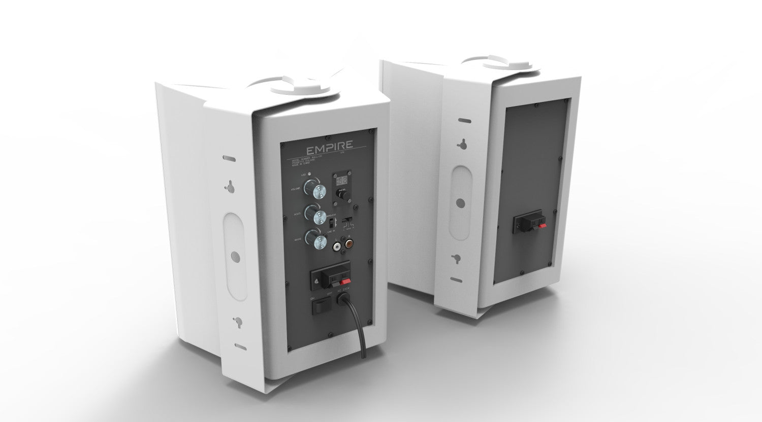 Empire Media HT.WALL600U altoparlante 2-vie Bianco Con cavo e senza cavo 600 W