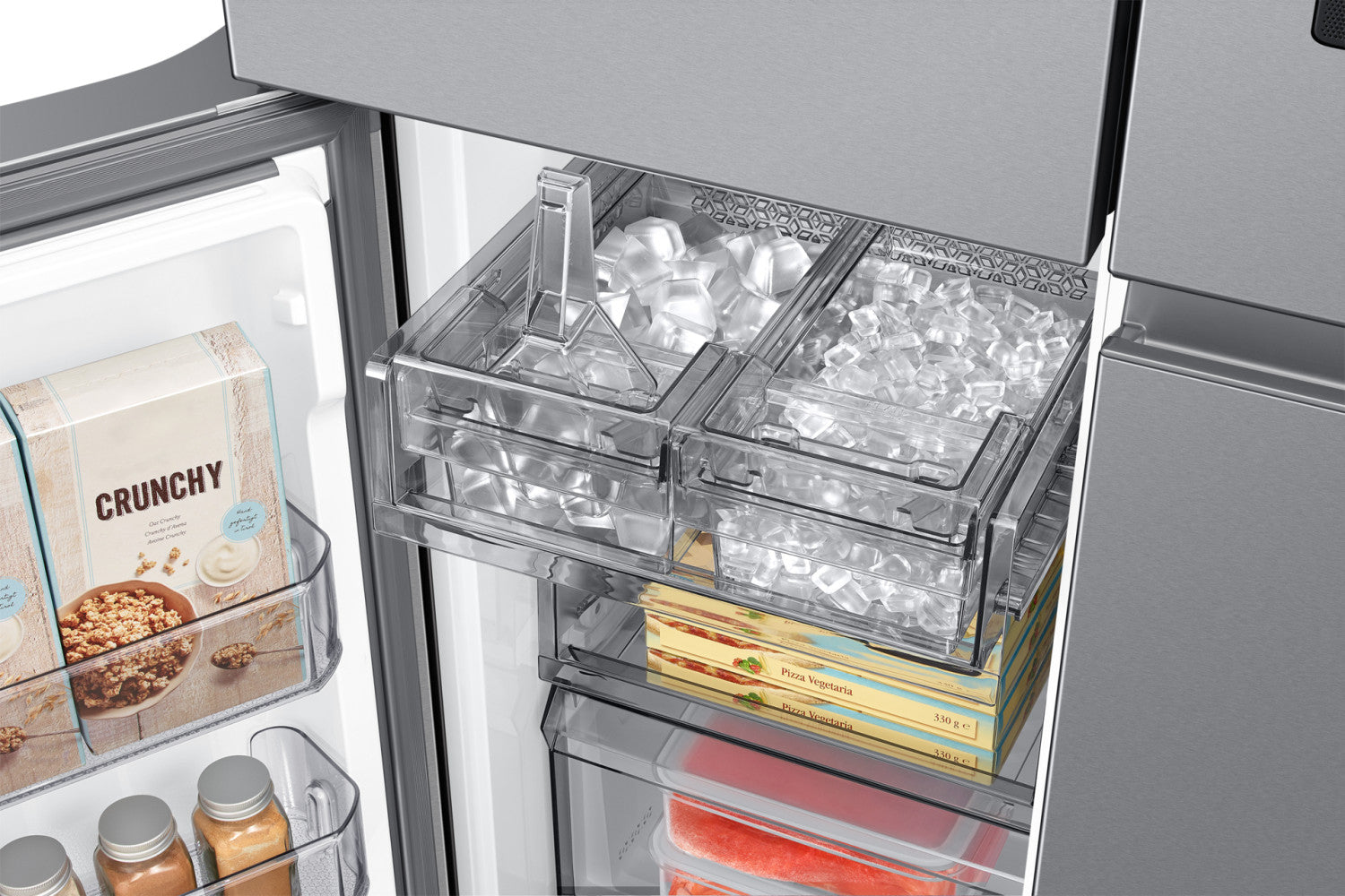 Samsung RF65DG9H0ESR frigorifero side-by-side Libera installazione 636 L E Acciaio inox