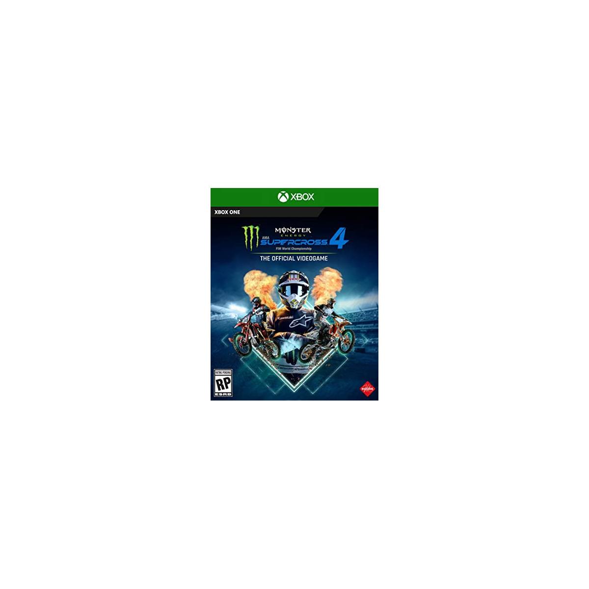 PLAION Monster Energy Supercross 4 Standard Inglese ITA Xbox One