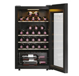 Haier Wine Bank 50 Series 3 HWS34GGH1 Cantinetta vino con compressore Libera installazione Nero 34 bottiglie Venduto come Grado B 6930265340600