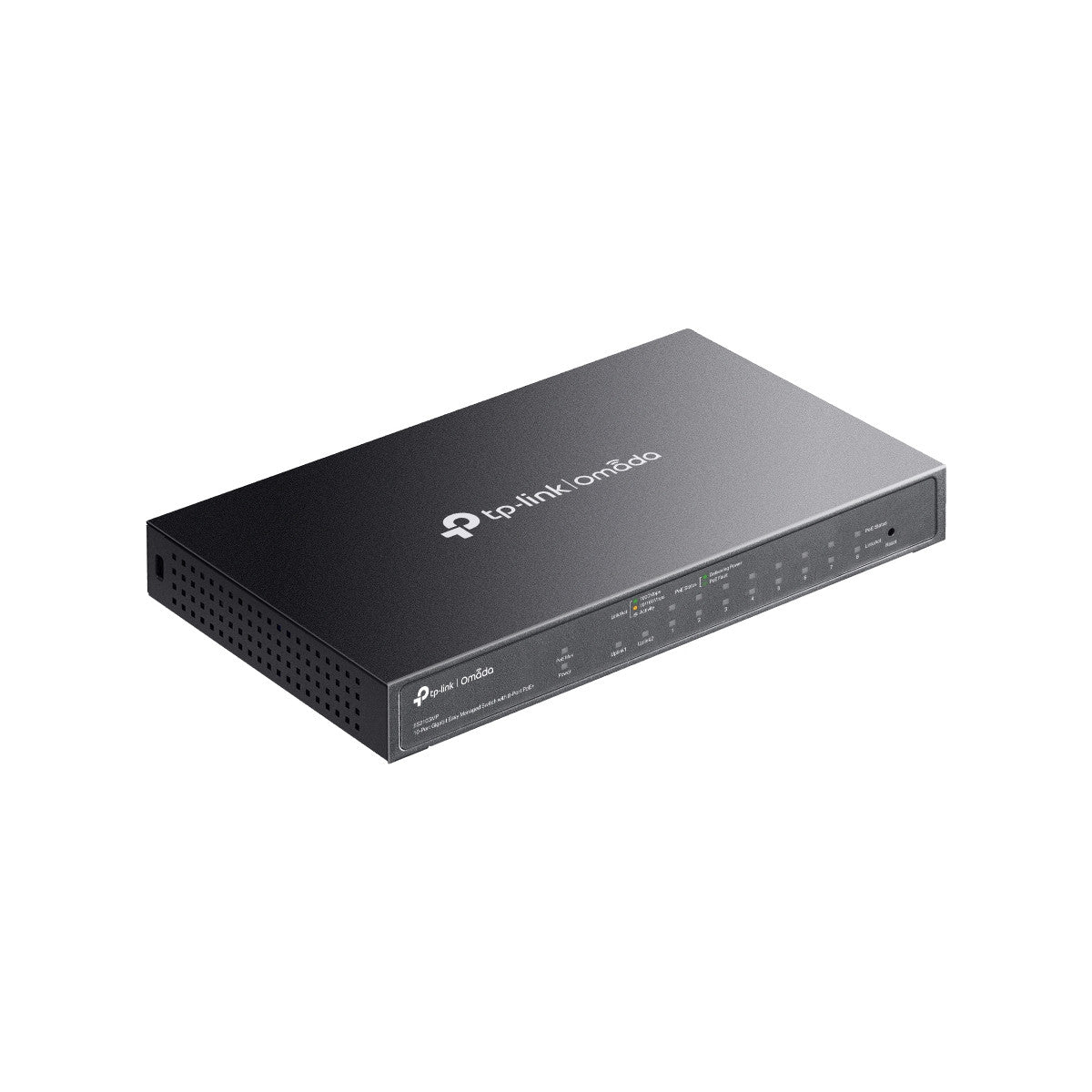 TP-Link Omada ES210GMP switch di rete Gestito Gigabit Ethernet (10/100/1000) Supporto Power over Ethernet (PoE) Nero