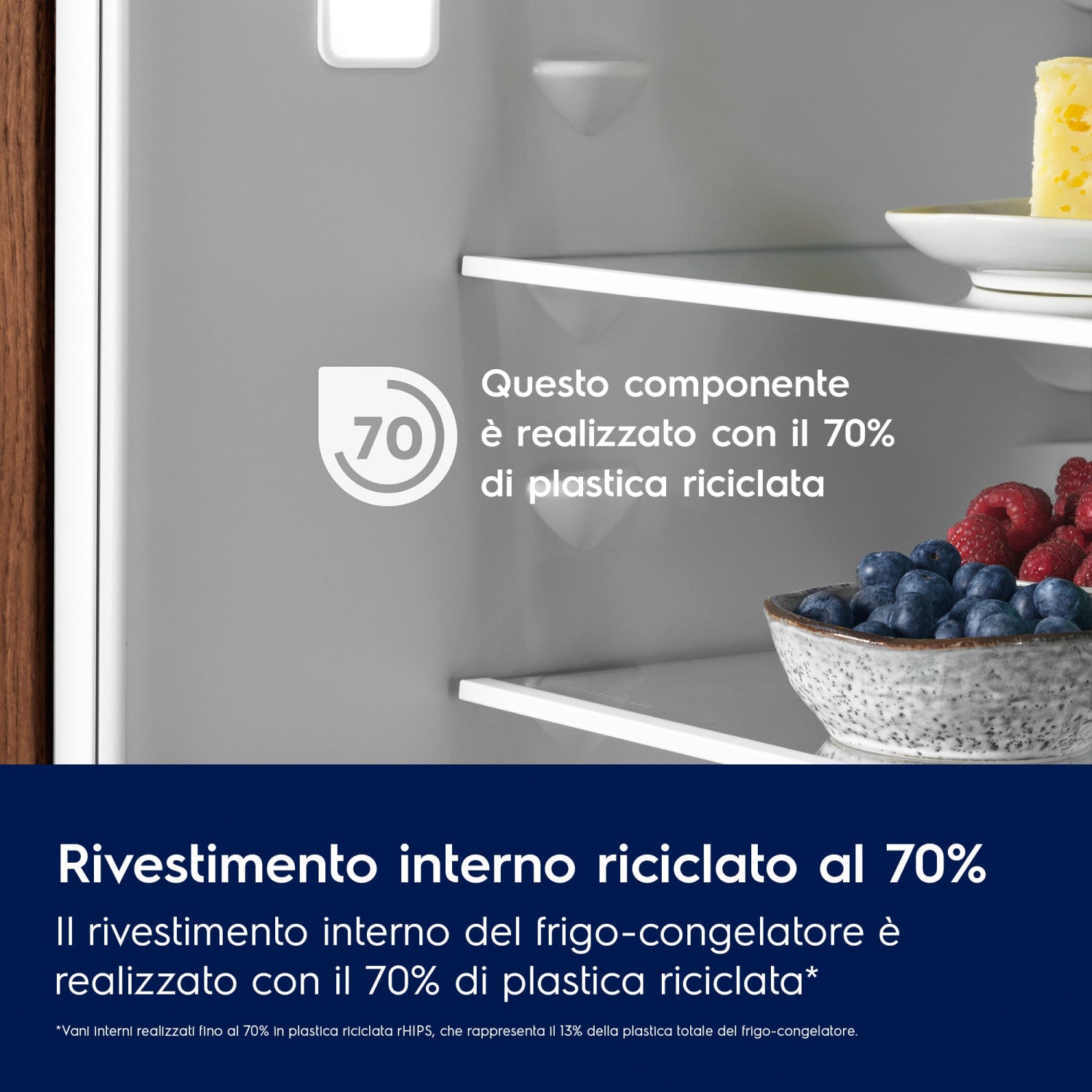 Electrolux FRIGORIFERO COMBINATO MULTIFLOW CLASSE E ENA7CE18S