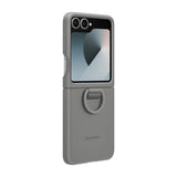 Custodia Silicone Case con Ring Samsung EF-PF741TJEGWW per Galaxy Z Flip 6 Grigio