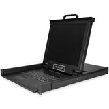 StarTech.com RKCONS1708K console a rack 43,2 cm (17") 1280 x 1024 Pixel Acciaio Nero 1U