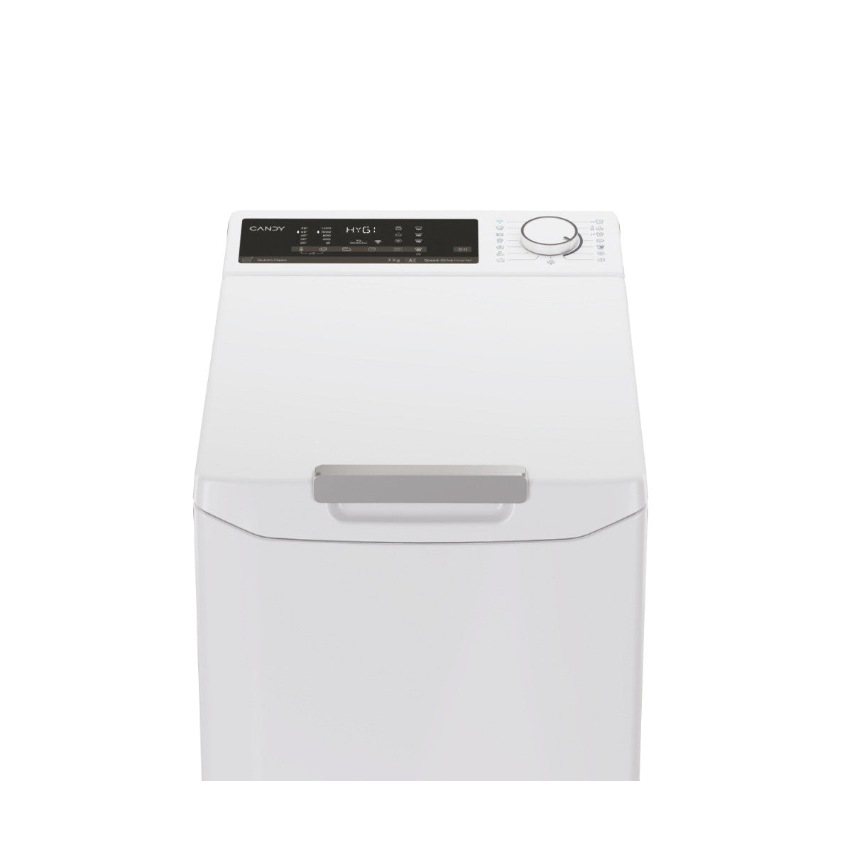 Candy TCA474TM5-S lavatrice Caricamento dall'alto 7 kg 1400 Giri/min Bianco