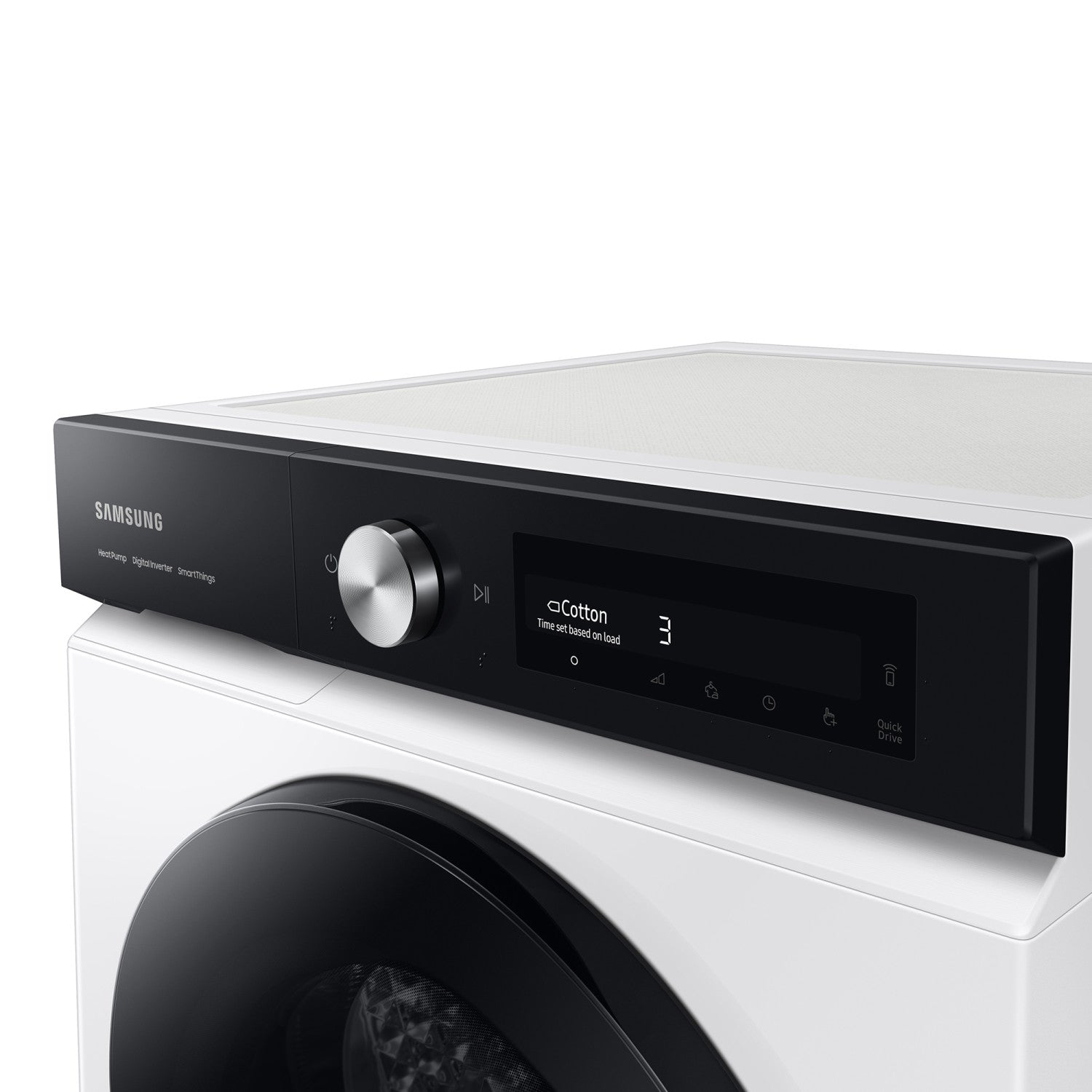 Asciugatrice Samsung BESPOKE AI DV90BB7445GE QuickDry Libera Installazione 9Kg Classe A Bianco