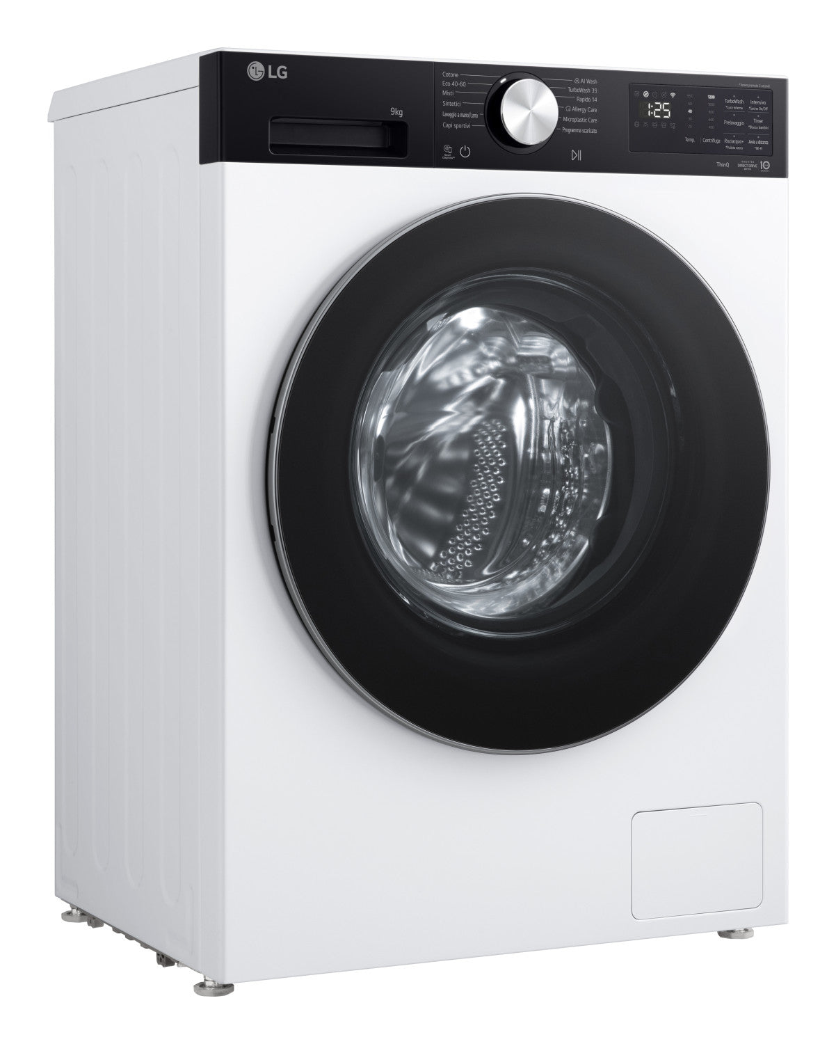 LG F2NX50S9TKC lavatrice Caricamento frontale 9 kg 1200 Giri/min Bianco