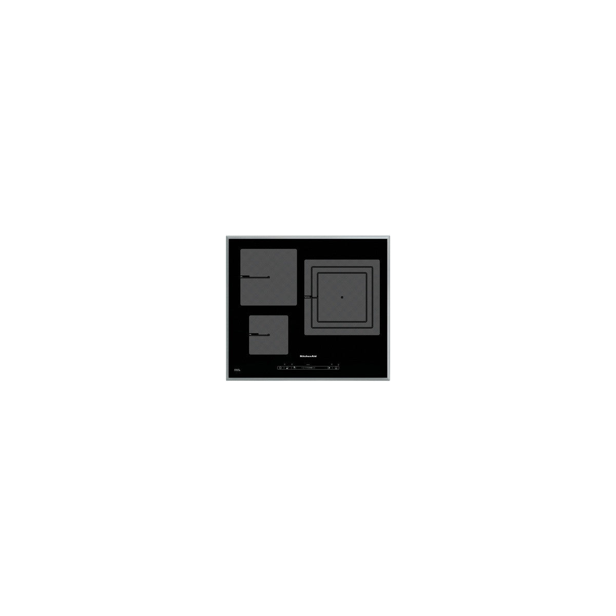 KitchenAid KHID3 65510 piano cottura Nero Da incasso Piano cottura a induzione 3 Fornello(i)