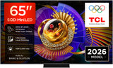 TCL C7L TV 65C7L SQD Mini LED da 65", 4K HDR, 3000 nit, 1.152 zone di dimming, Google TV, 144Hz, Dolby Vision Atmos, Audio Bang Olufsen