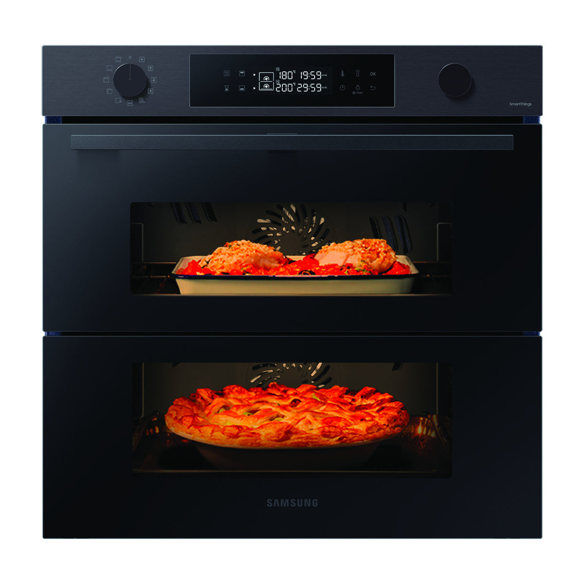 Samsung NV7B4540VBB Forno ad Incasso Dualck Flex Vapore 76 L Classe A Nero
