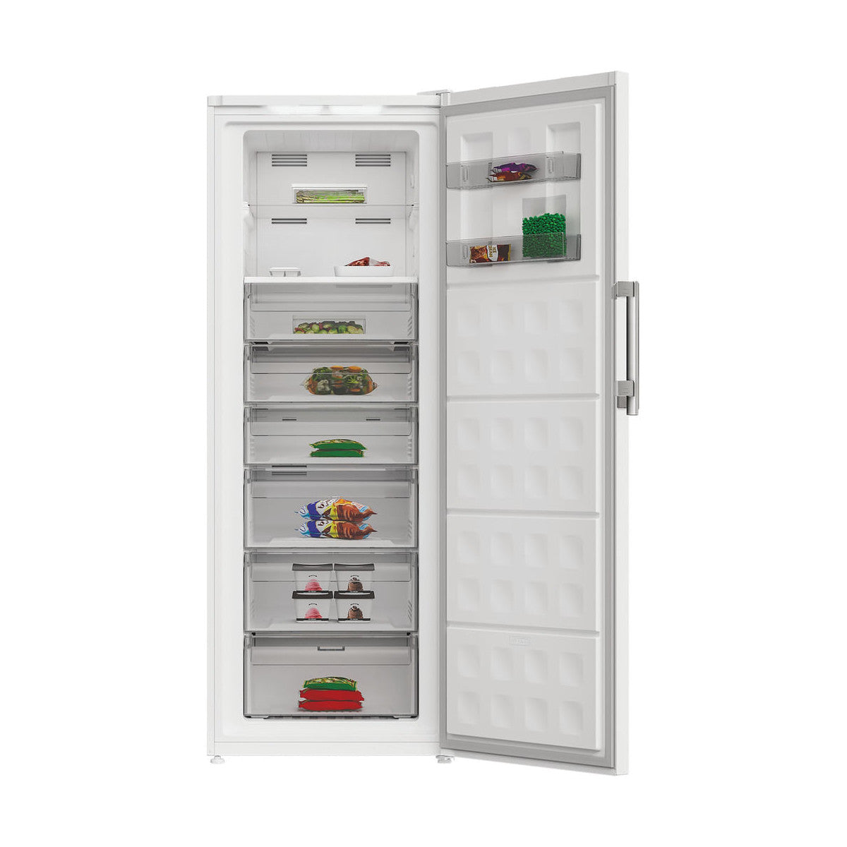 Whirlpool WHFF 6403 W4E Congelatore verticale a libera installazione, No frost, Classe E, White, h191 cm