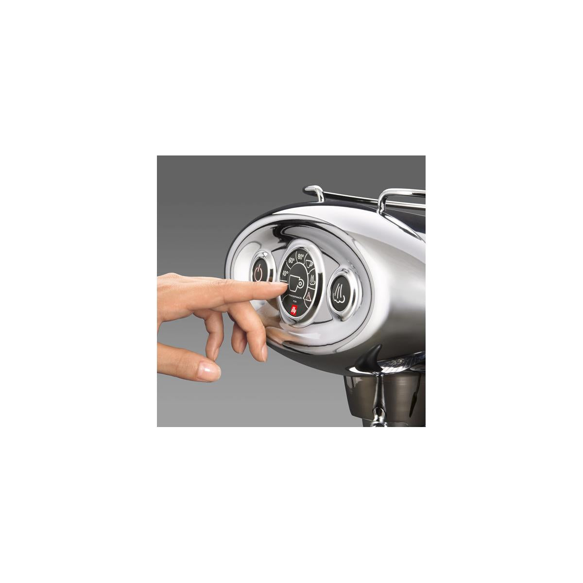 Macchina per Caffe' Francis e Francis X7.1 Manuale 1050 W 1 L Rosso Acciaio Inossidabile