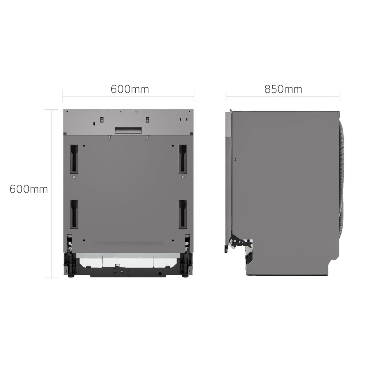 LG Lavastoviglie Libera Installazione DF375HWS Classe A 14 Coperti TrueSteam QuadWash 3 Cestelli Auto-Apertura Wi-Fi 43dB Bianco