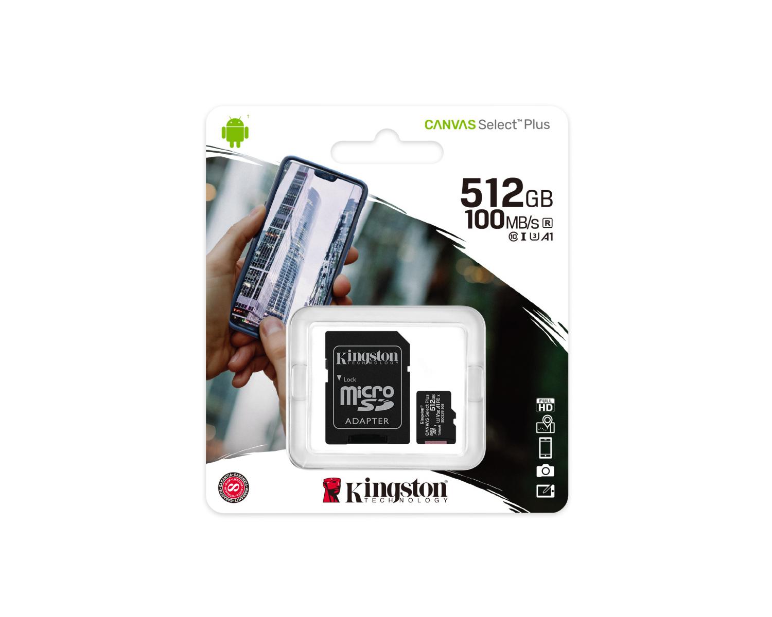 MICRO SD TRANSFLASH 512GB CLASSE 10 SDCS2 512GB