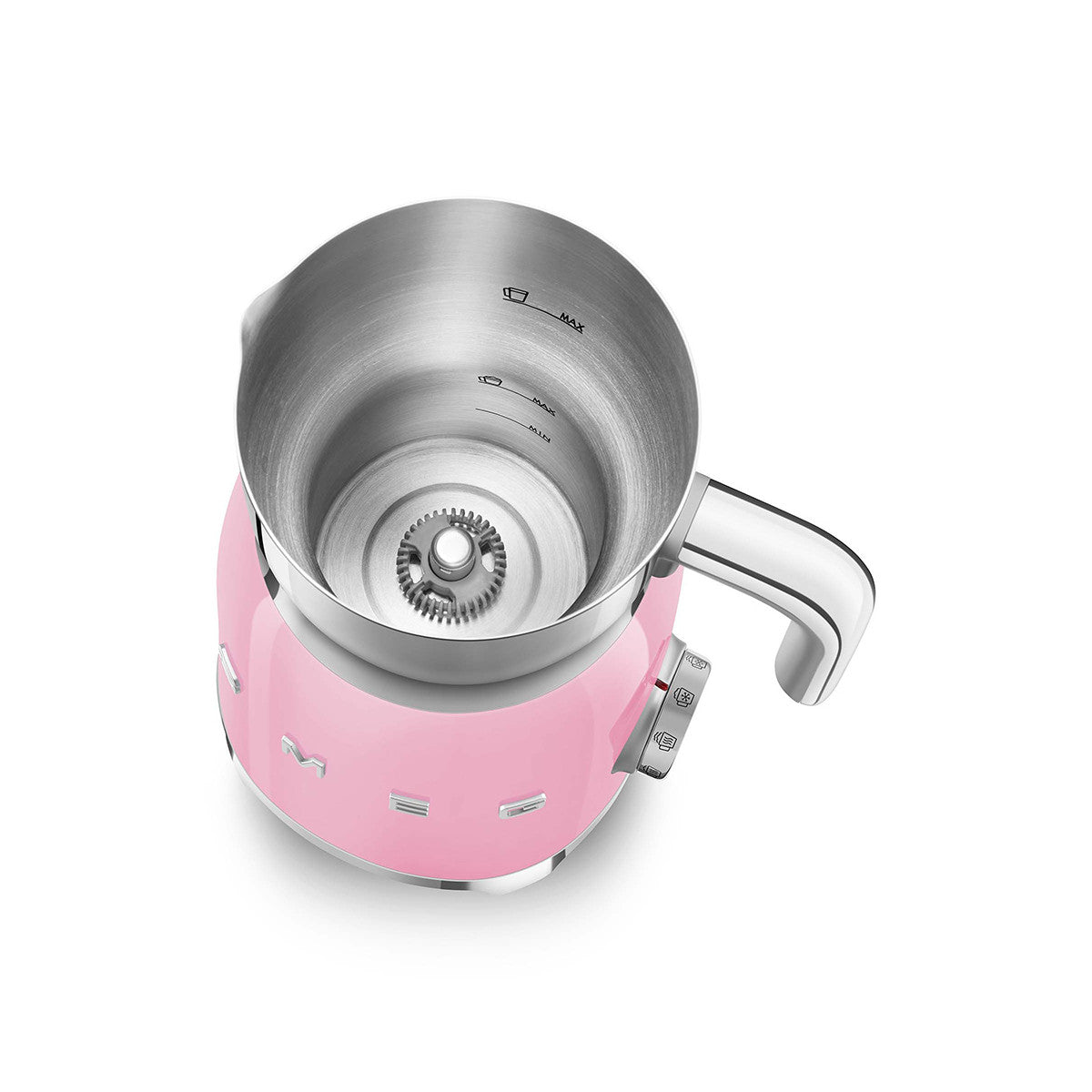 Smeg Montalatte 50 s Style pollici Rosa LUCIDO pollici MFF11PKEU