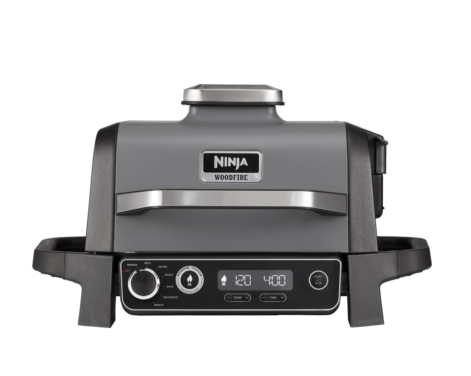 Ninja Woodfire OG701EU Barbecue elettrico con affumicatore integrato Grigio