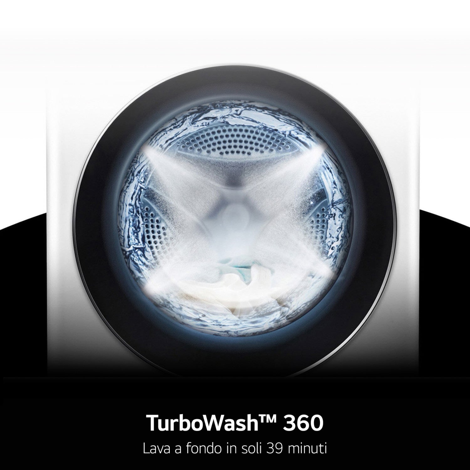 LG F4R7013TSWG Lavatrice 13kg AI DD, Classe A-20 , 1400 giri, TurboWash, Vapore