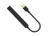 Conceptronic C4PUSB3 hub di interfaccia USB 3.2 Gen 1 (3.1 Gen 1) Type-A 5000 Mbit/s Nero