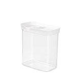 EMSA Optima N1142100 Barattolo Rettangolare Contenitore 1,6 L Trasparente Bianco 1 pz