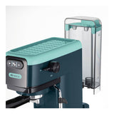 Ariete 1399 Macchina da caffè espresso Light Aquamarine, Per polvere e cialde ESE, 1300 W, Capacità 1,1L, 15 bar di pressione, Filtro 1, 2 tazze e cialda ESE, Cappuccino, Verde