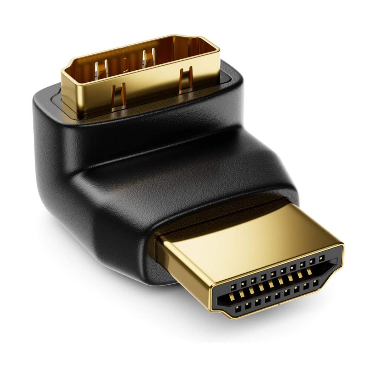 Techly Adattatore HDMI M/F 90 verso il basso (IADAP HDMI-L)
