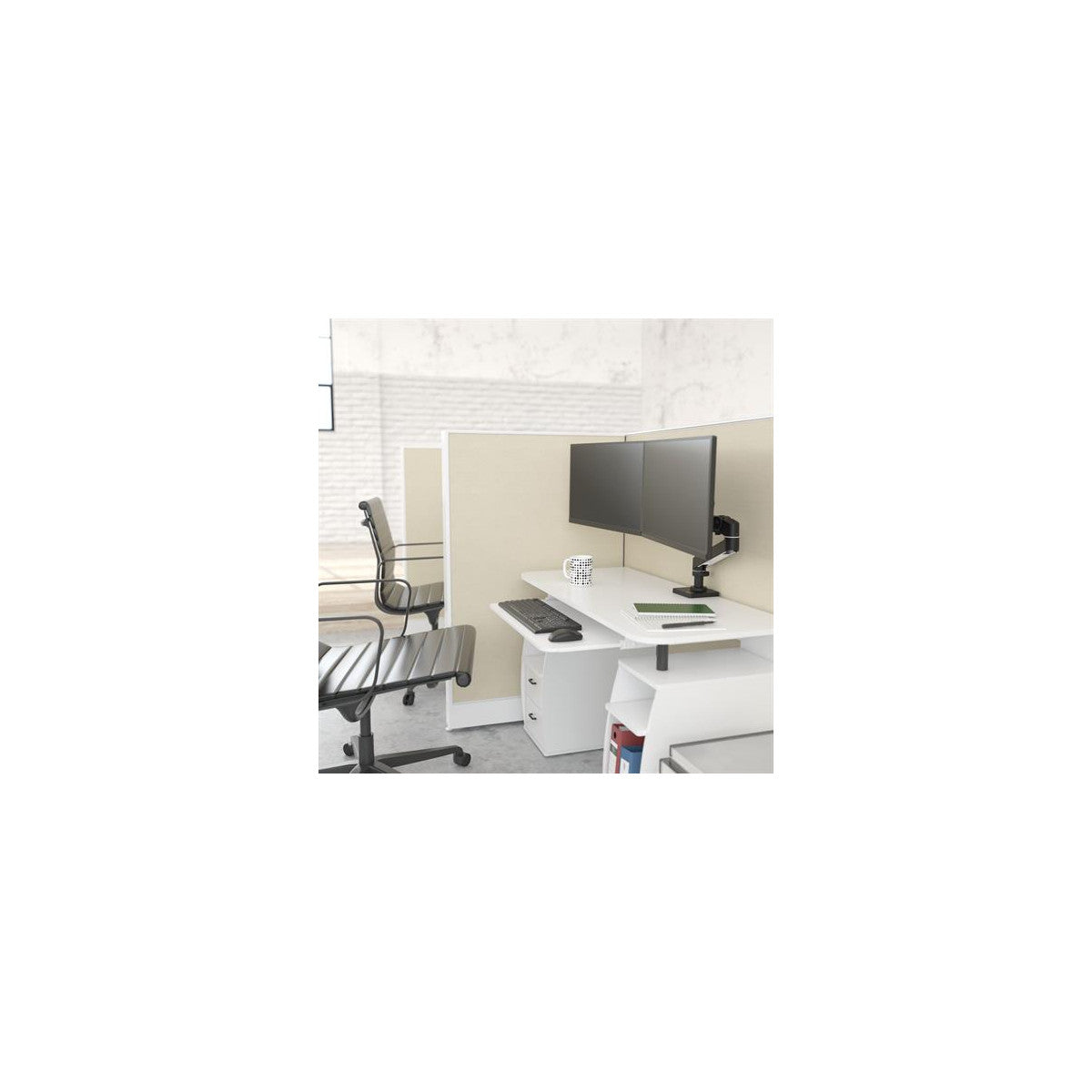 Ergotron LX Series 45-684-292 Supporti a parete per TV 68,6 cm 27 pollici Scrivania Nero