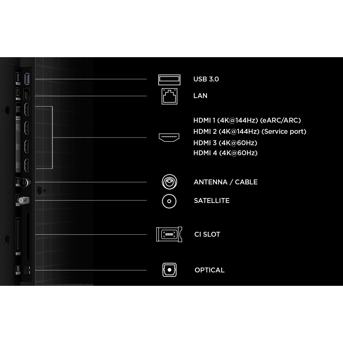 TCL C6K Pro 75C6K Pro 190,5 cm (75") 4K Ultra HD Smart TV Wi-Fi Nero 1000 cd/m²