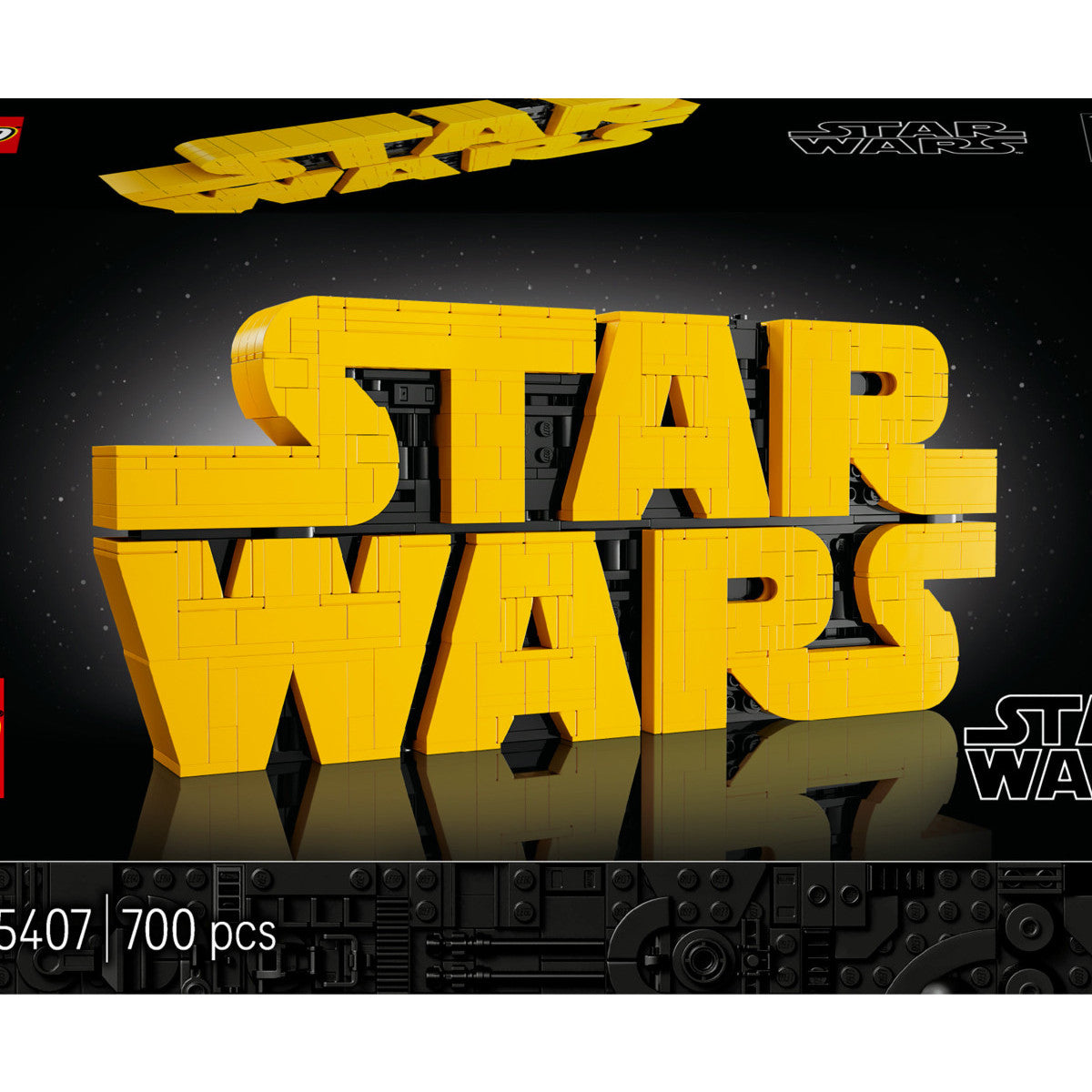 LEGO Star Wars Logo in Mattoncini 75407 Set Costruzione 700 Pezzi Adulti