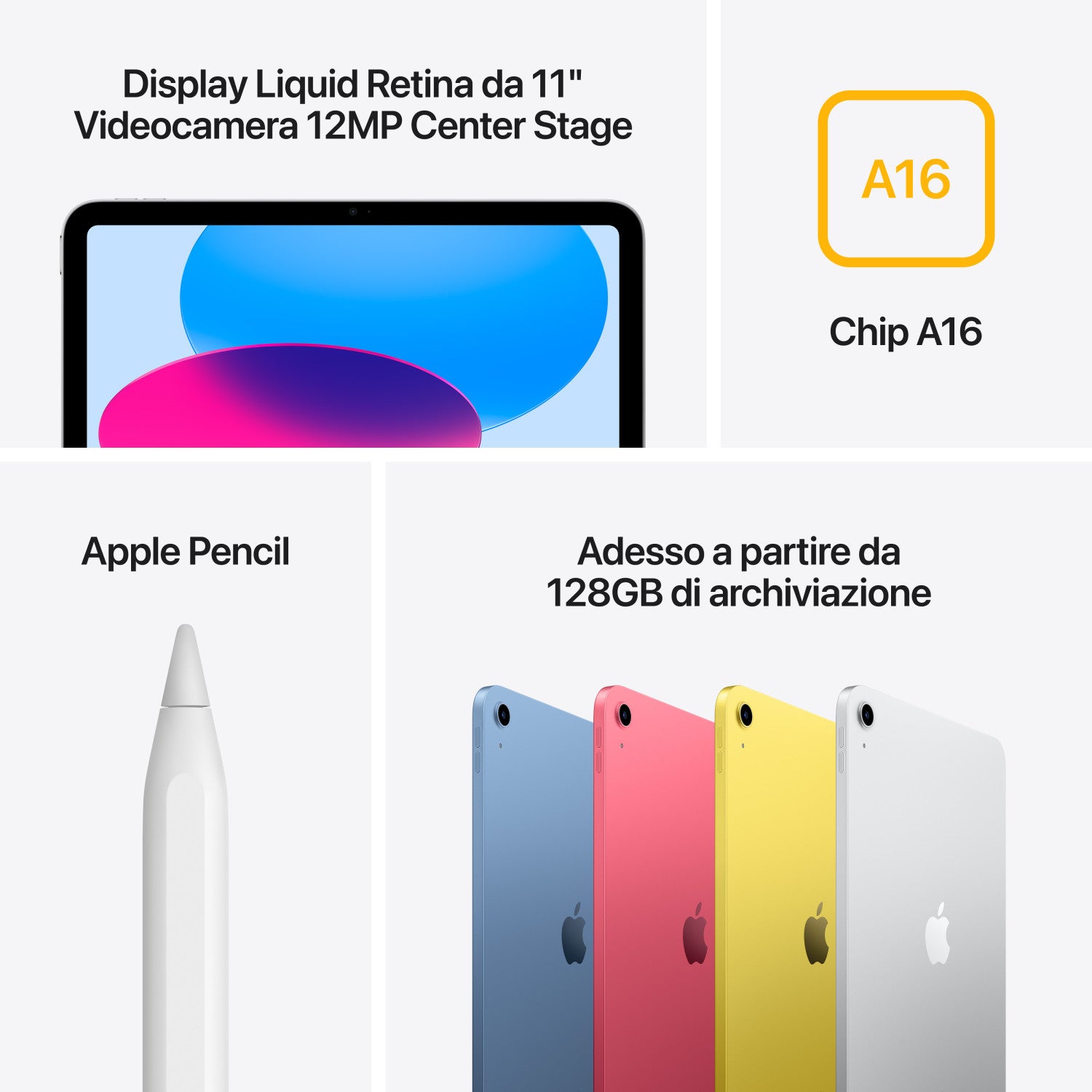 Apple iPad 11 pollici Wi-Fi 256GB Rosa