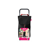 Gimi Carrello Spesa Twin 4 Ruote Nero
