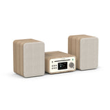 Pure Classic Stereo Mini Microsistema audio per la casa 40 W Quercia, Bianco