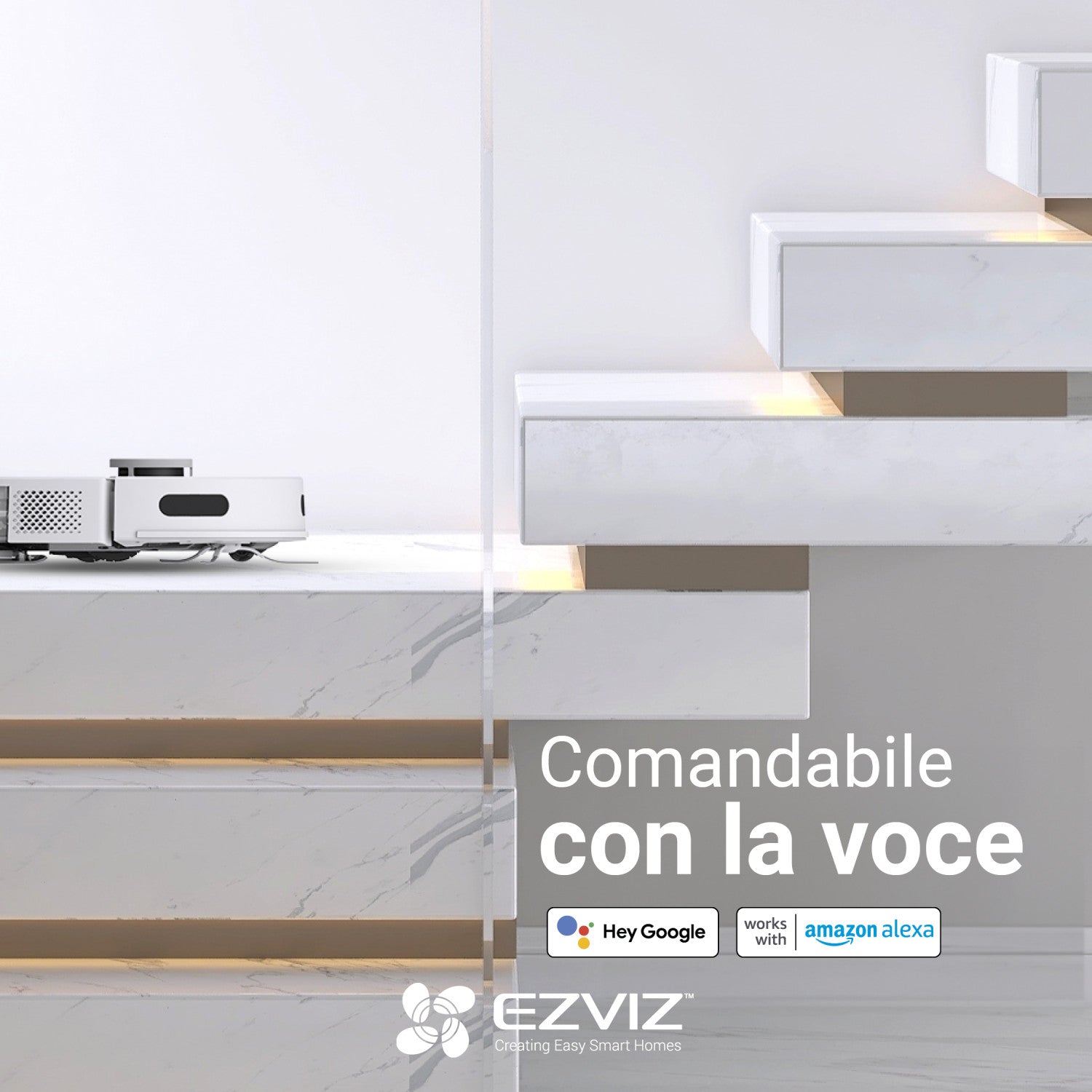 EZVIZ RE4 Aspirapolvere lavapavimenti robot