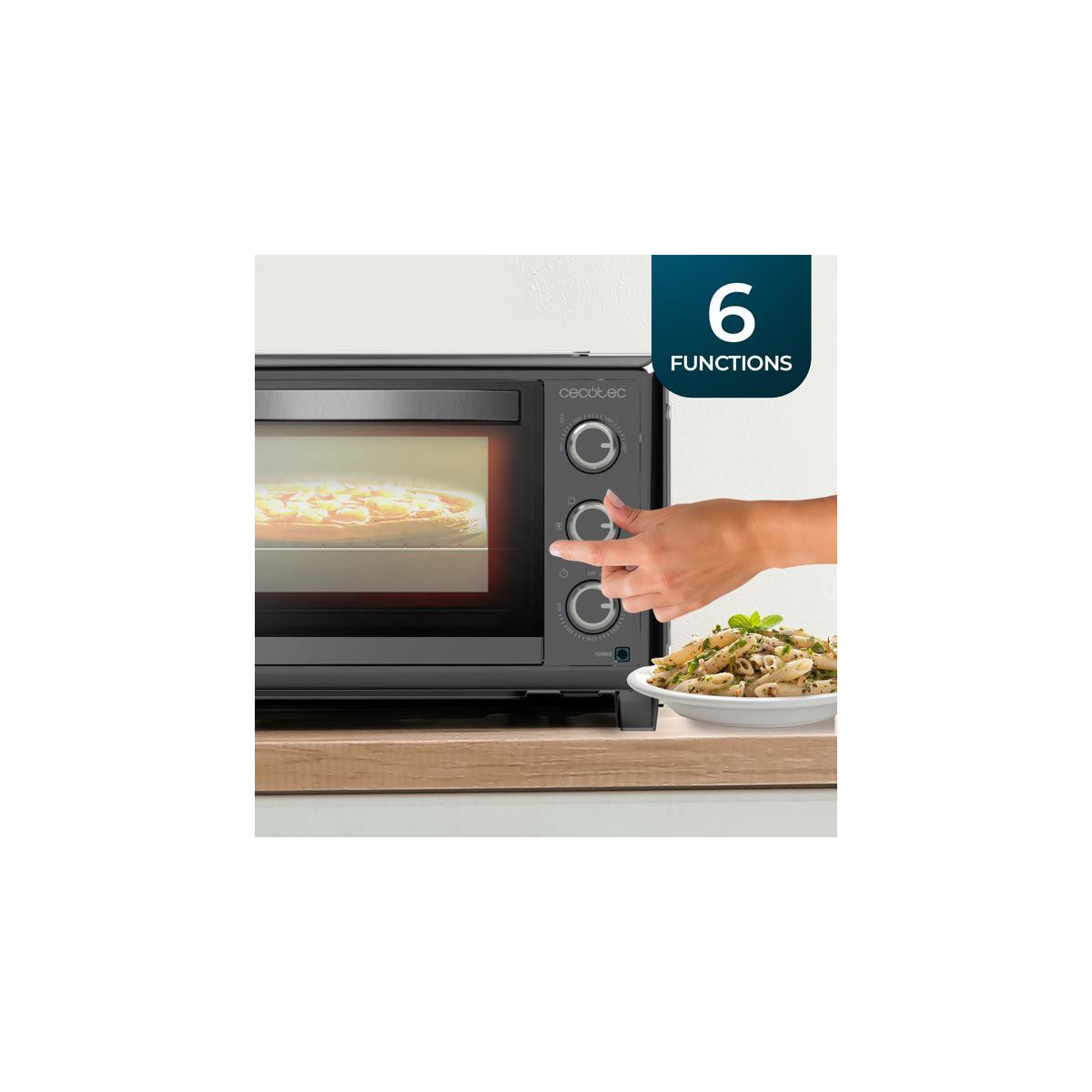 Cecotec 03818 forno 26 L 1500 W Nero