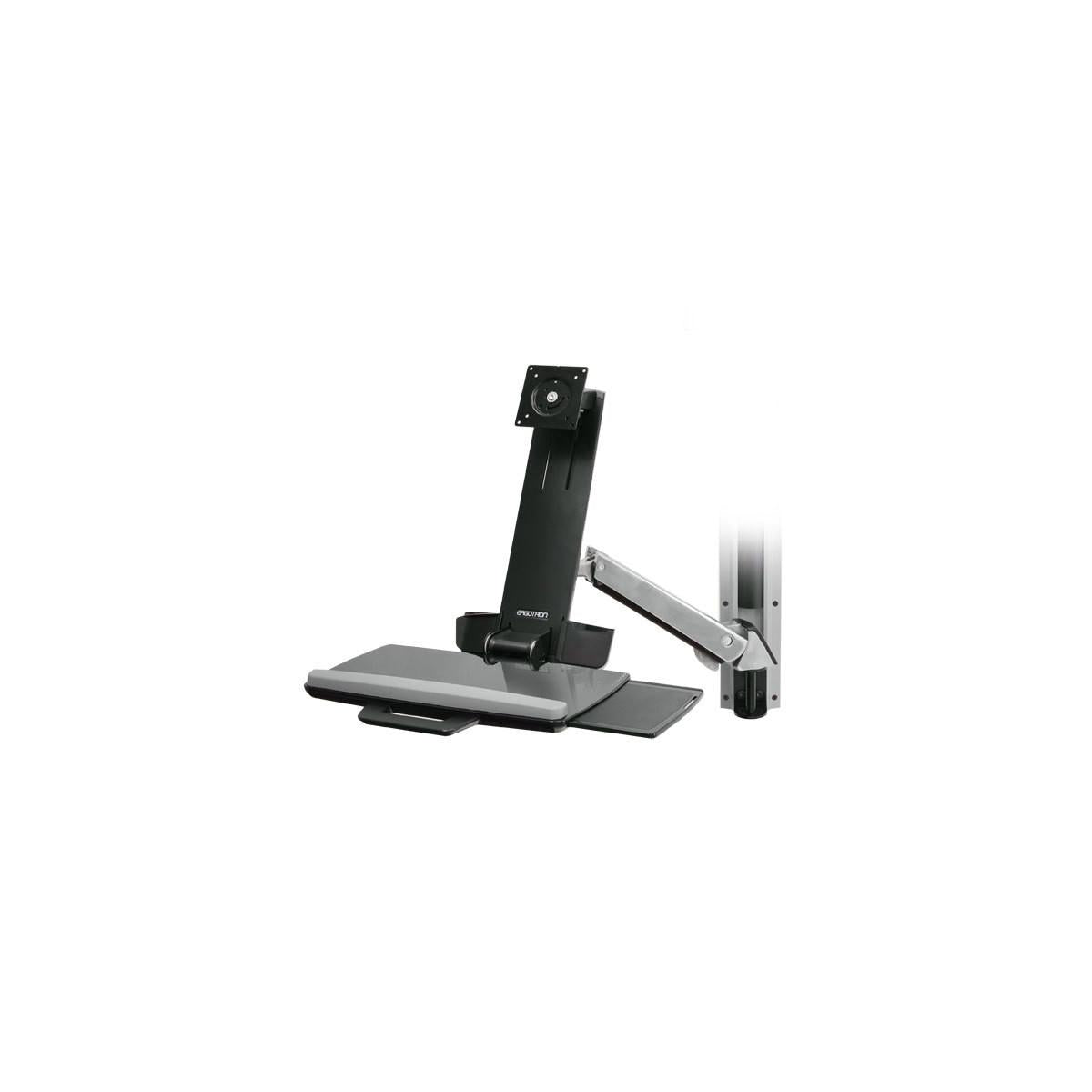 Ergotron Styleview Sit-Stand Combo Arm 61 cm (24") Alluminio Parete