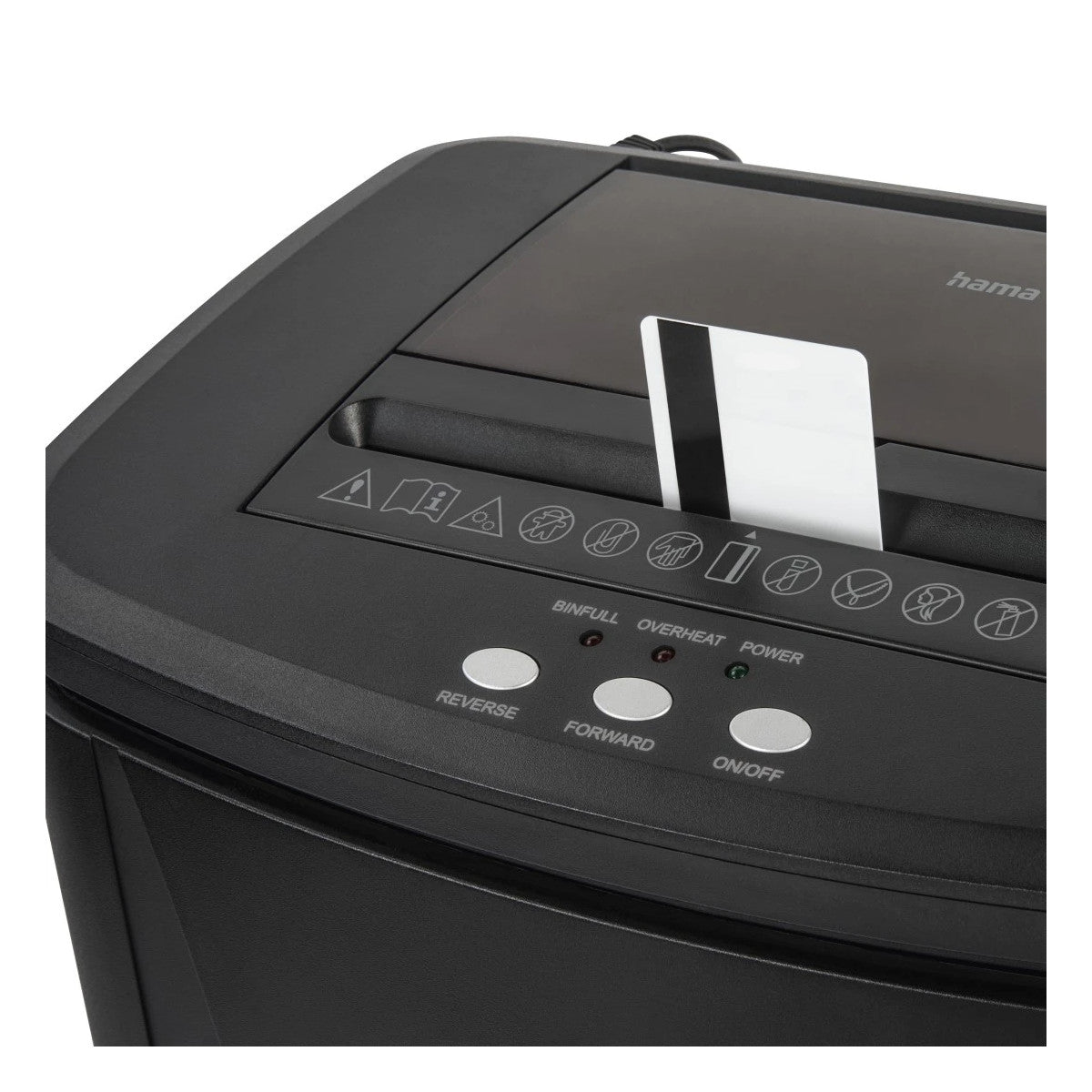 Hama Safe Auto M1200 distruggi documenti Taglio a frammenti 60 dB 22,5 cm Nero