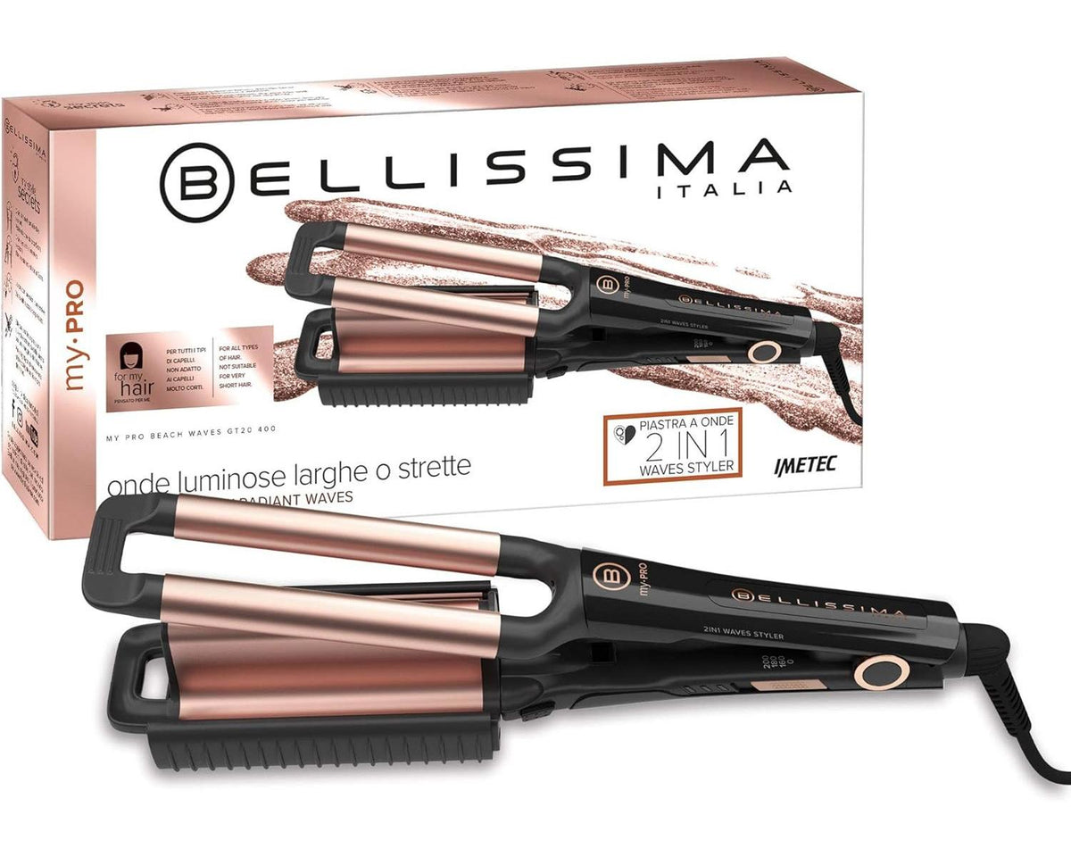 Piastra per Capelli Imetec GT20 400 per Onde 330 W Nero