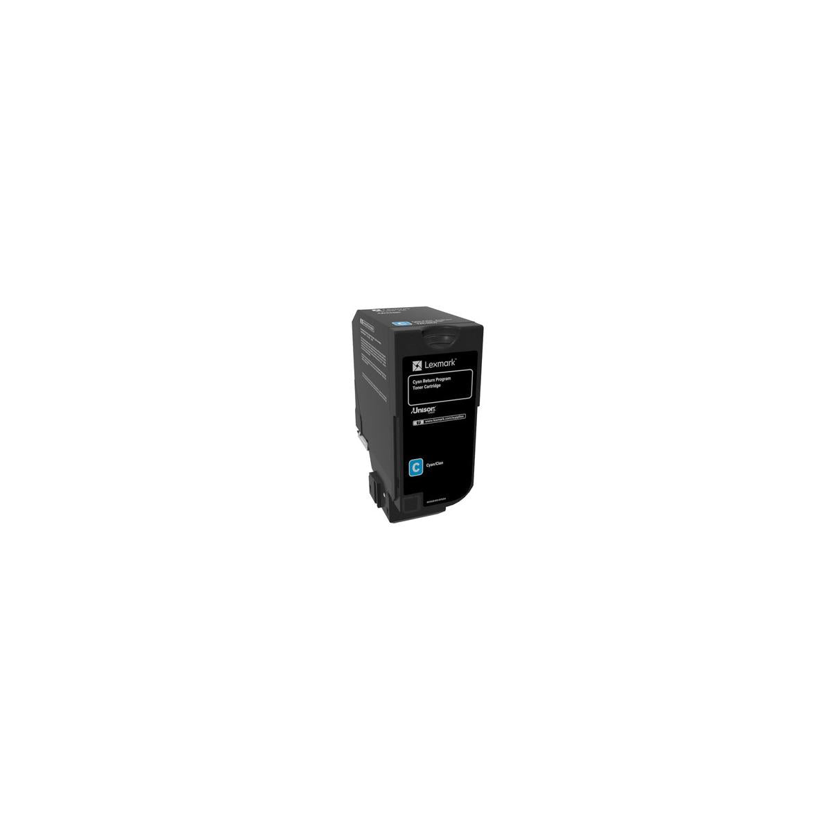 Lexmark 74C20C0 cartuccia toner 1 pz Originale Ciano