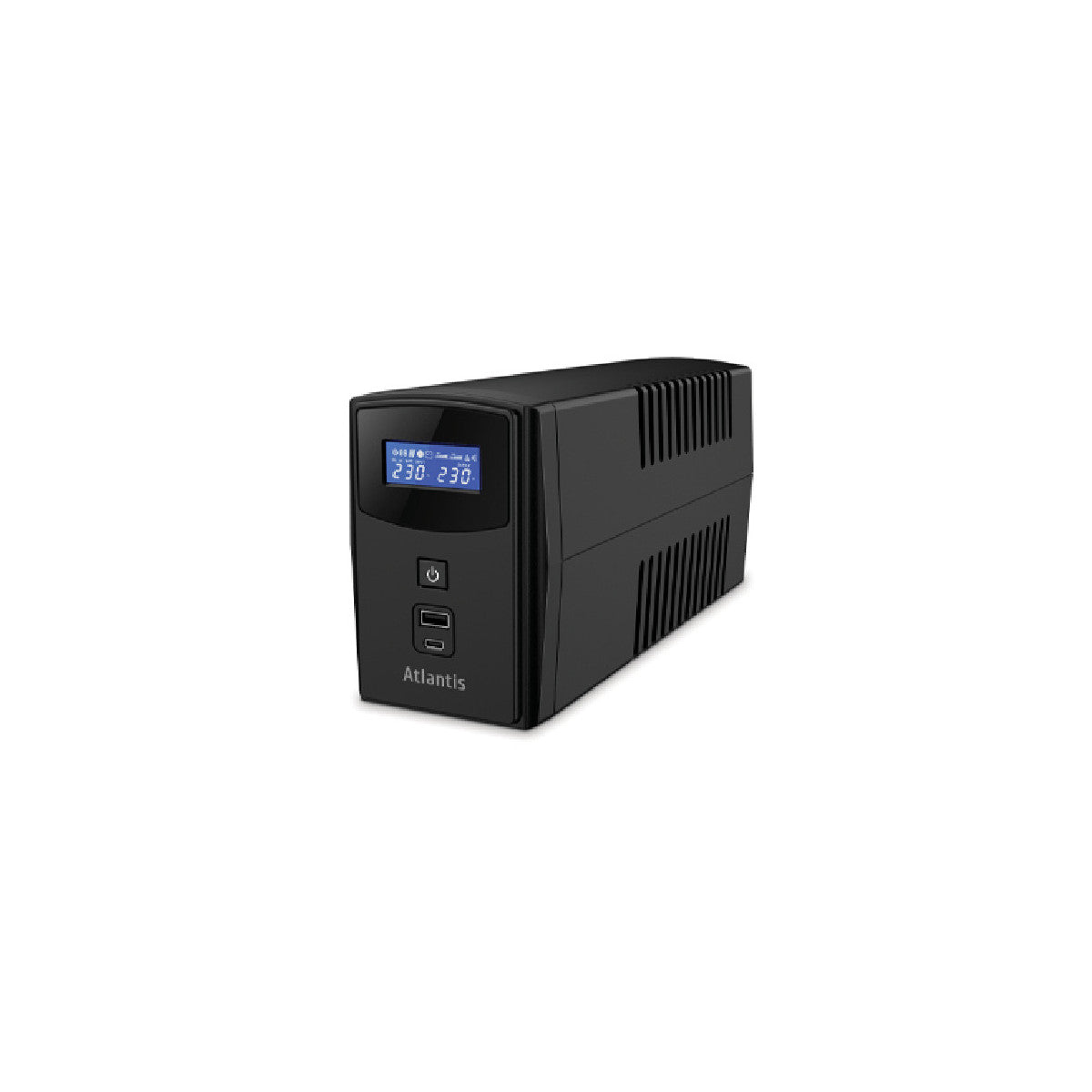 Atlantis Land UPS A03-PS2100U OnePower 2100U 1000VA/600W Line Interactive 8 Prese Schuko LCD USB