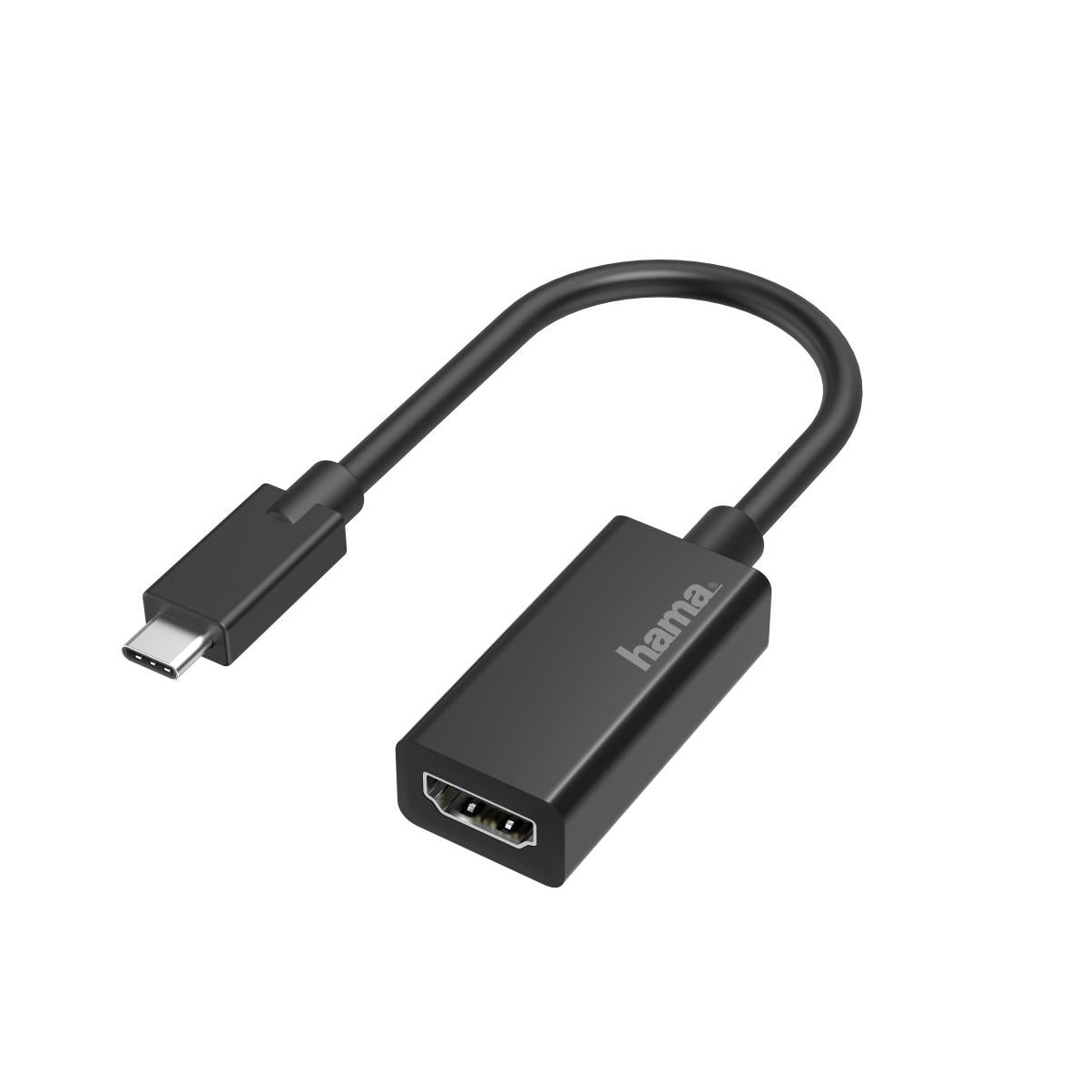 Hama Cavetto adattatore USB Type C M / HDMI F, Ultra HD 4K, nero (Pack PC)