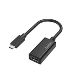 Hama Cavetto adattatore USB Type C M / HDMI F, Ultra HD 4K, nero (Pack PC)