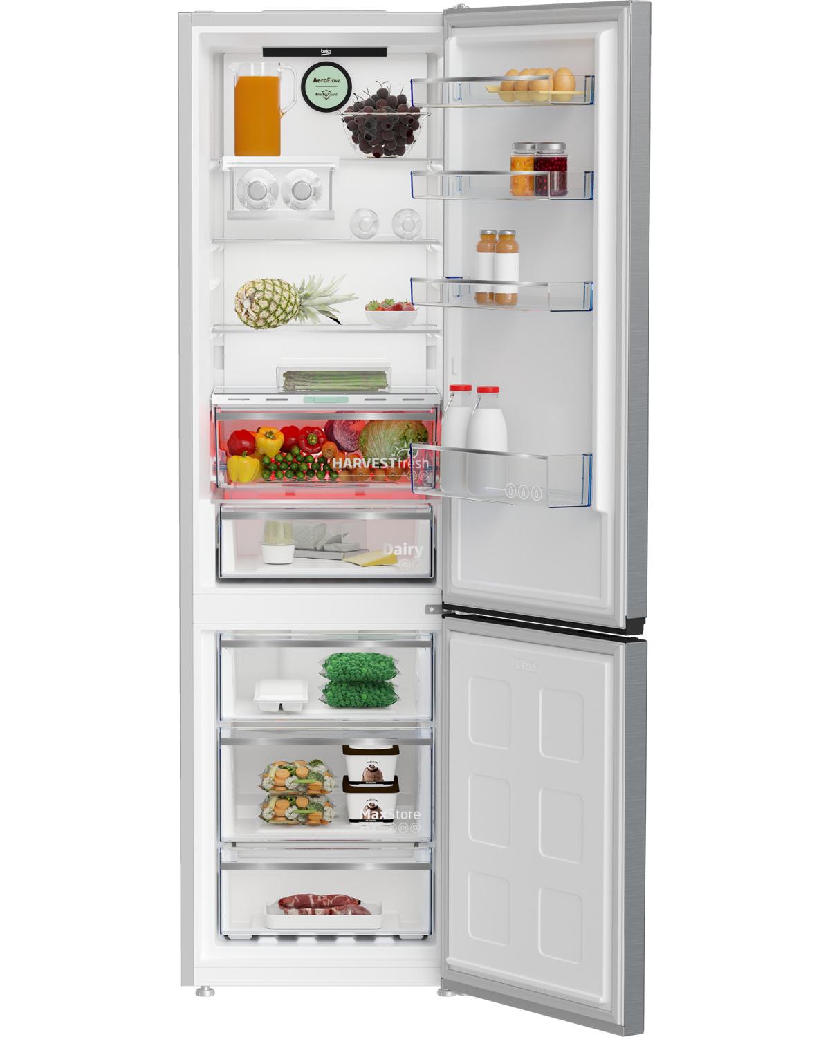 Beko B5RCNE405LXP Frigorifero con Congelatore Libera Installazione 355 L Classe D Acciaio Inossidabile