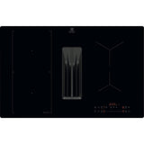 Electrolux KCC83410CK Nero Da incasso 80 cm Piano cottura a induzione 4 Fornello(i) Cappa da incasso