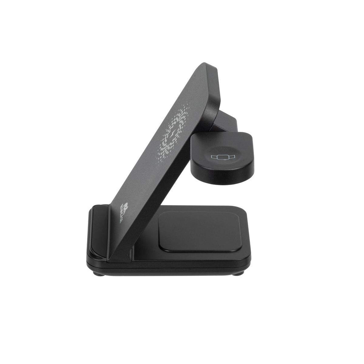 Rivacase VA4916 Caricabatterie per dispositivi mobili Orologio intelligente, Auricolare, Smartphone Nero USB Carica wireless Interno